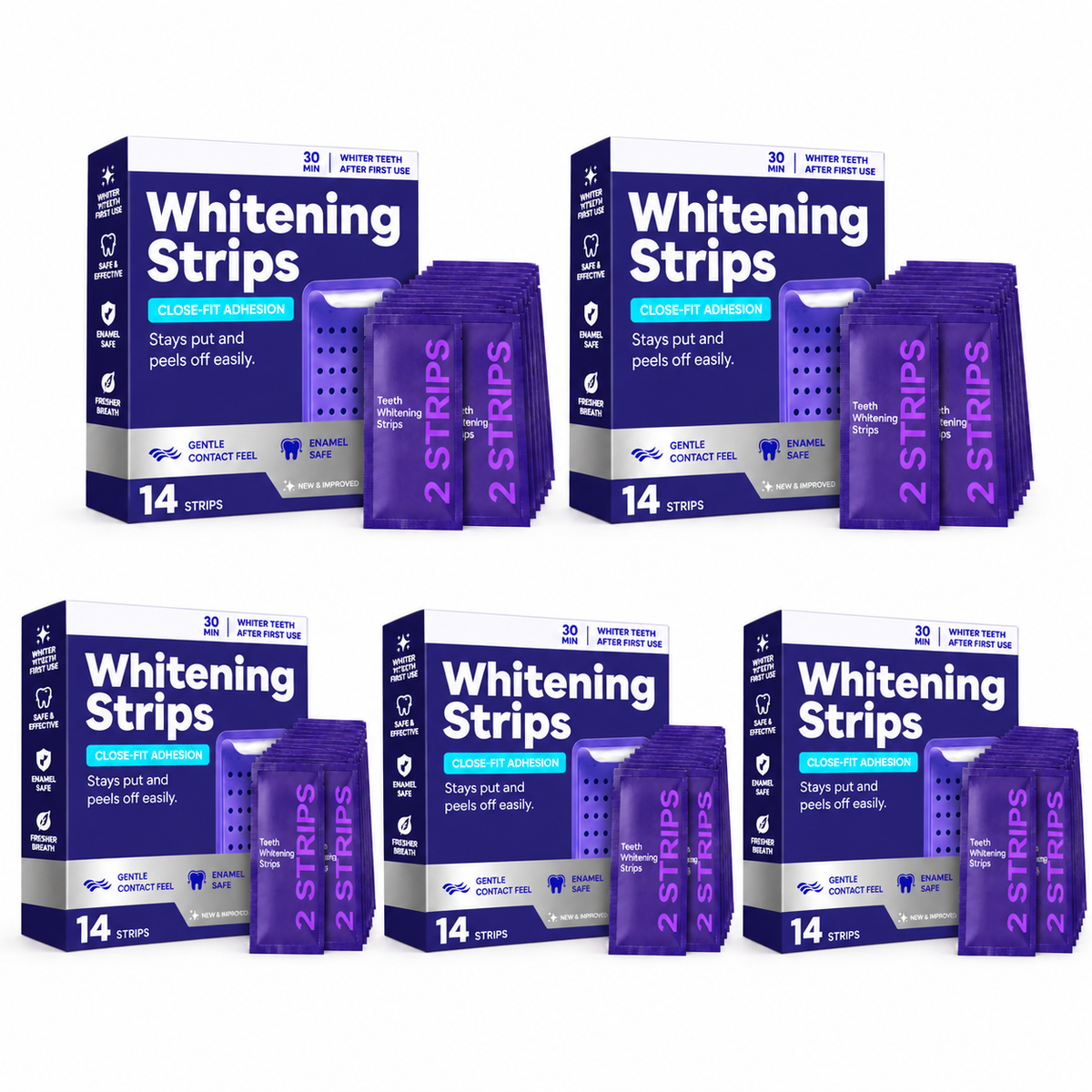 Sensitive Purple Whitening Strips