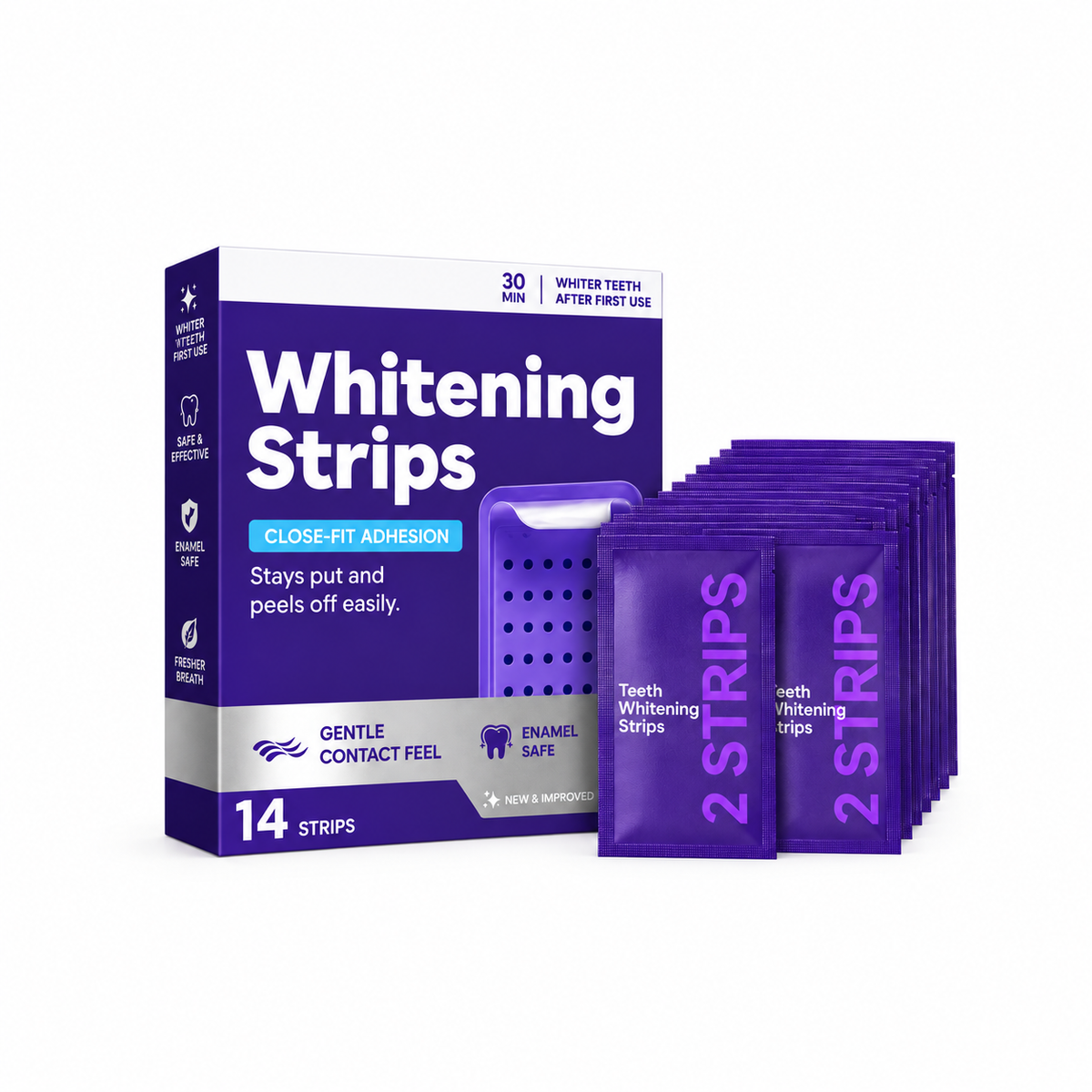 Sensitive Purple Whitening Strips