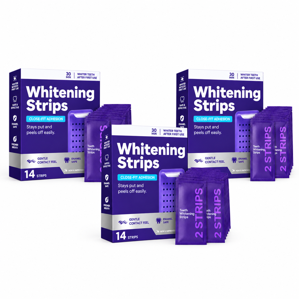 Sensitive Purple Whitening Strips